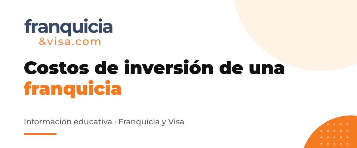 Costos de inversión de una franquicia